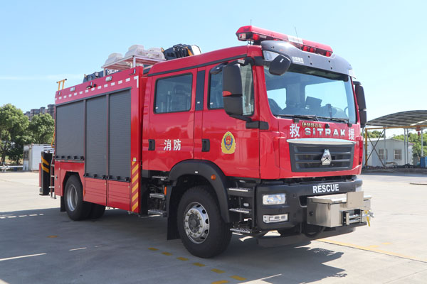 楚勝牌CSC5140TXFJY90/S6A型搶險(xiǎn)救援消防車